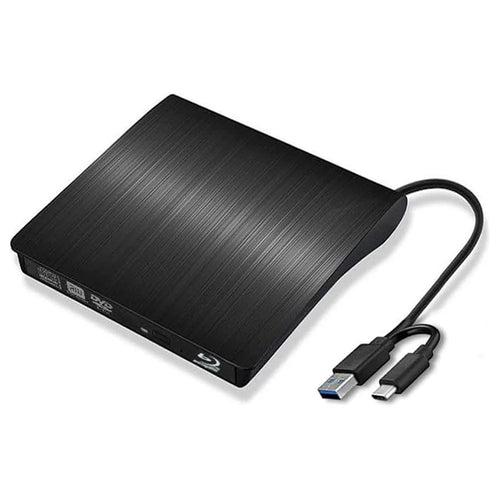 USB C USB3.0 Blu-Ray DVD Burner External Optical Drive Portable Slim Design Plug and Play for Desktop / Laptop - 1