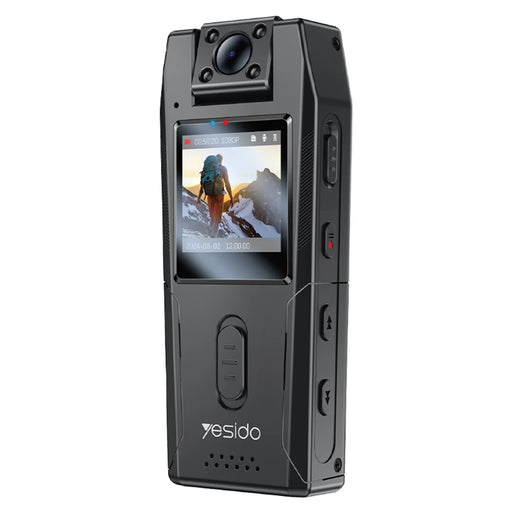 YESIDO KM25 Video Recorder 180 Degree Rotating Lens HD 1.3 Inch Screen 1080P Outdoor Cycling Hiking Camera - 1