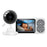 YESIDO KM26 Baby Monitor 3.5 Inch LCD Display Night Vision Temperature Detection 2.4G Wireless Camera, EU Plug - 1
