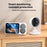 YESIDO KM26 Baby Monitor 3.5 Inch LCD Display Night Vision Temperature Detection 2.4G Wireless Camera, EU Plug - 2