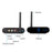 MEASY AV220 200m Transmission 2.4G Wireless AV Transmitter and Receiver Set with RCA Input  /  Output - US Plug - 5