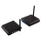 MEASY AV220 200m Transmission 2.4G Wireless AV Transmitter and Receiver Set with RCA Input  /  Output - US Plug - 6
