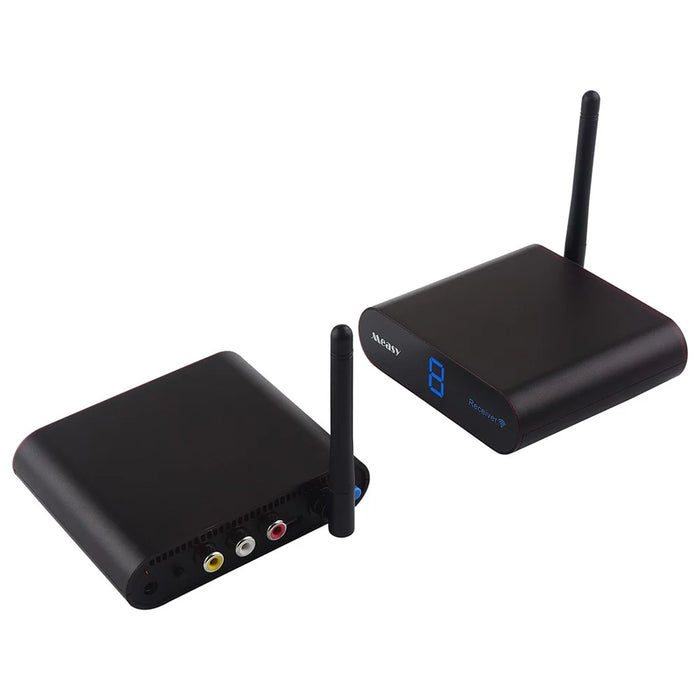 MEASY AV530 300m Transmission 5.8G Wireless AV Transmitter and Receiver Set with RCA Input / Output - US Plug - 4
