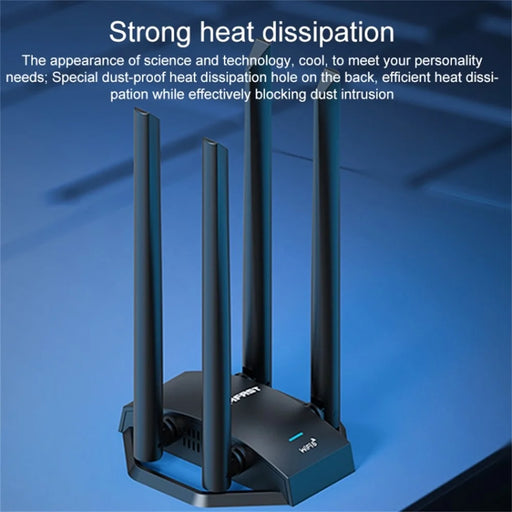 COMFAST CF-975AX 5374Mbps Tri-Band High Speed WiFi 6 External Wireless Network Adapter for Desktop PC - 2