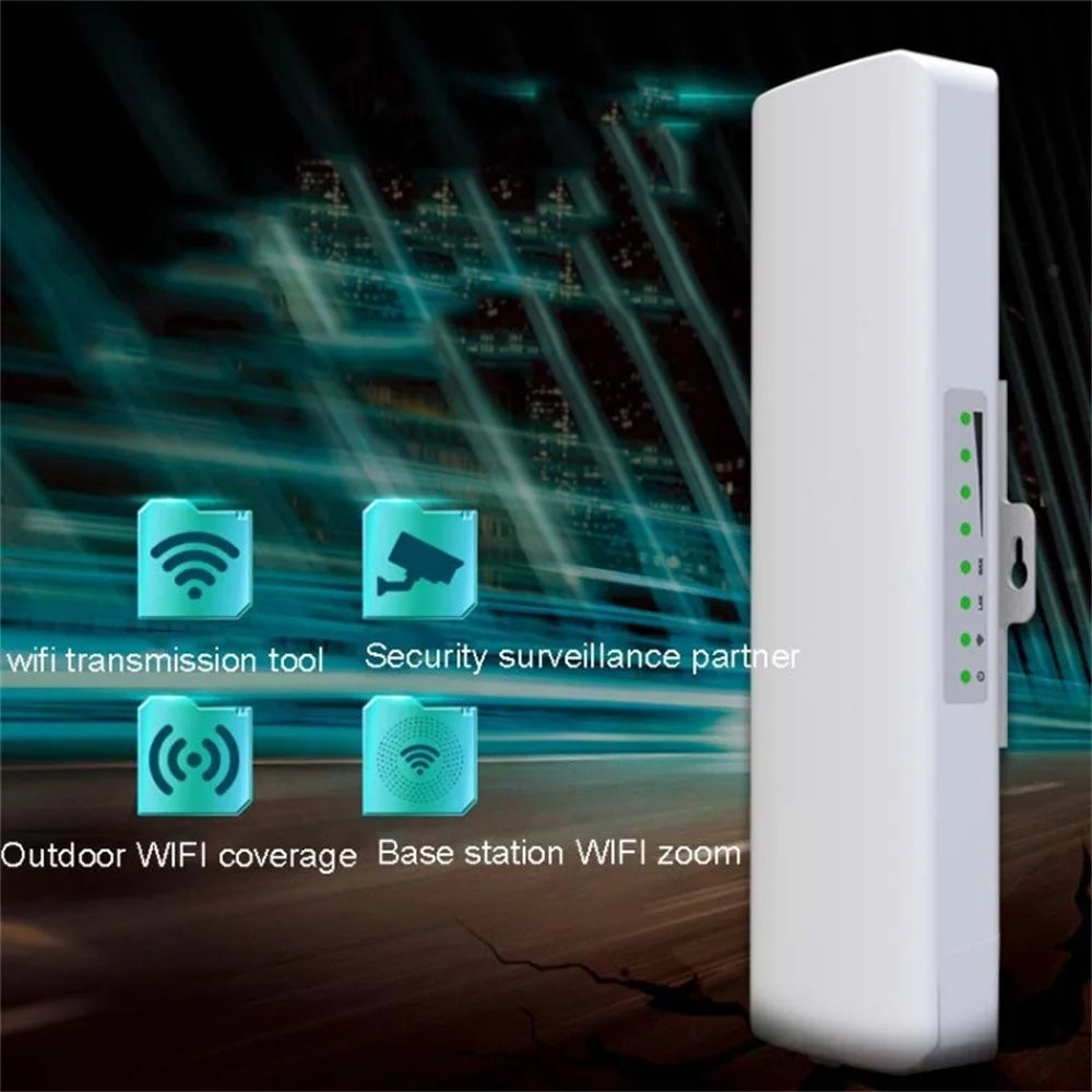 COMFAST CF-E314N V2 Wireless Bridge 5KM Outdoor 300M Monitoring AP  /  Long Range WiFi Extender for Community Surveillance - 4