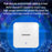 COMFAST CF-E393AX 3000M Dual-Band WiFi 6 Ceiling-Mounted Wireless Routers AP Indoor Coverage - 3