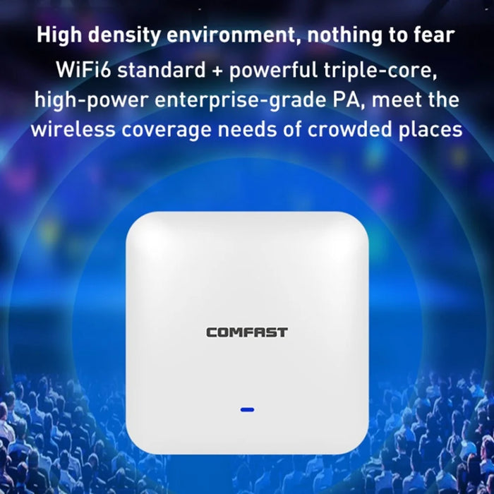 COMFAST CF-E393AX 3000M Dual-Band WiFi 6 Ceiling-Mounted Wireless Routers AP Indoor Coverage - 3