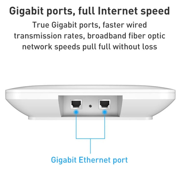 COMFAST CF-E393AX 3000M Dual-Band WiFi 6 Ceiling-Mounted Wireless Routers AP Indoor Coverage - 4