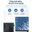 COMFAST CF-811ACV3 For Desktop PC Dual Band 650Mbps WiFi Adapter USB Wireless Network Receiver - 6