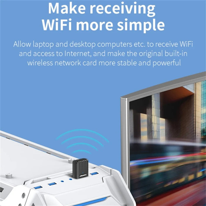 COMFAST CF-811ACV3 For Desktop PC Dual Band 650Mbps WiFi Adapter USB Wireless Network Receiver - 7