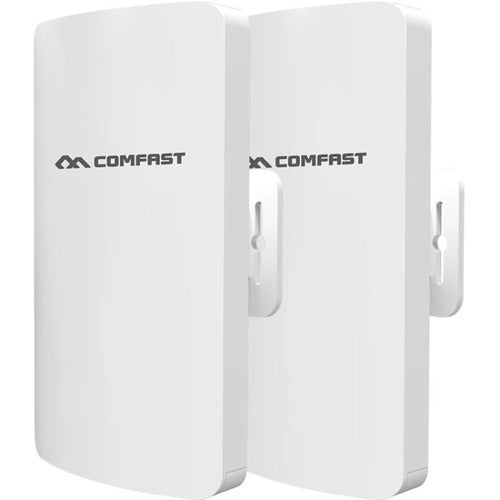 COMFAST CF-E113A V2 2Pcs 5.8GHz 300Mbps 11dBi Monitoring Bridge WiFi Router AP Repeater with PoE Power Supply Set - 1