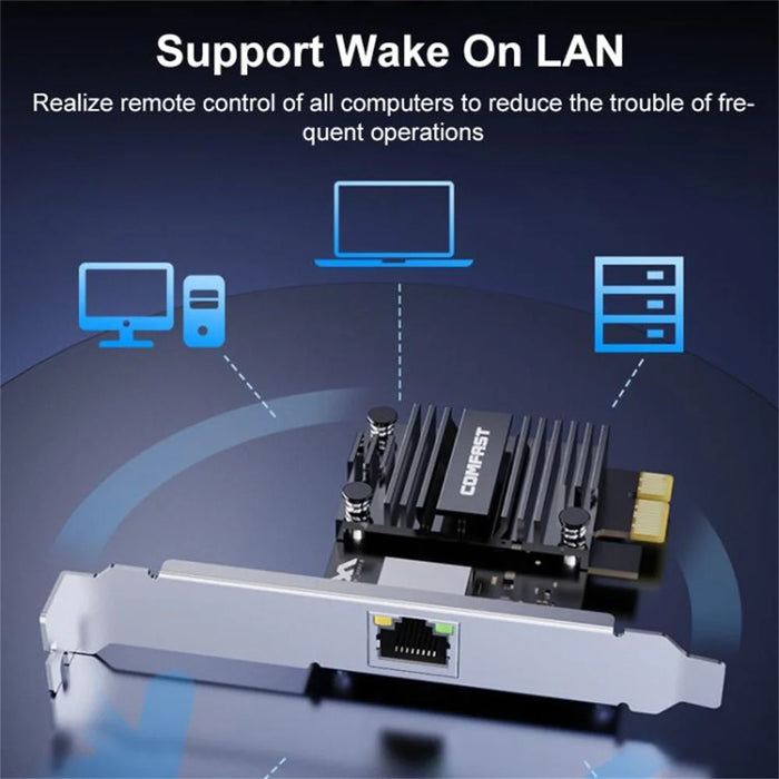 COMFAST CF-P50 For Desktop Computer Driver Free Gigabit Network Card Built In PCI-E Ethernet LAN Adapter - 4