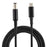1.8m DC Power Plug PD 100W 7.4 x 0.6mm Male to Type-C Male Cable Nylon Braid for HP Notebook, ect. - 1