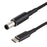 1.8m DC Power Plug PD 100W 7.4 x 0.6mm Male to Type-C Male Cable Nylon Braid for HP Notebook, ect. - 2