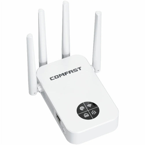 COMFAST CF-WR762AC 1200Mbps Wireless Signal Booster with OLED Display Screen Dual Band WiFi Repeater - 1