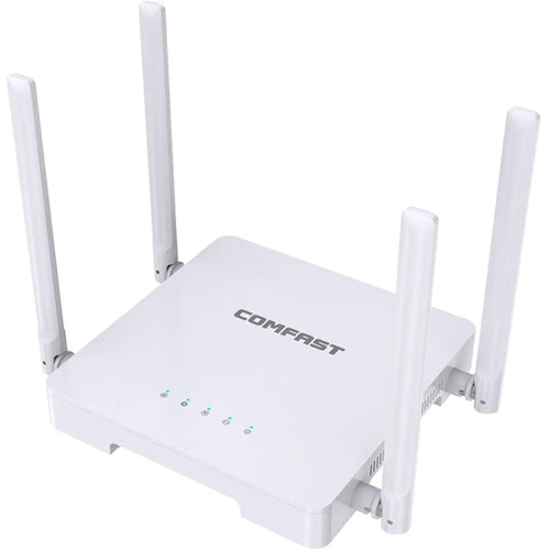 COMFAST CF-N1 V2 300Mbps High Speed WiFi4 Wireless Router with 1 WAN + 4 LAN Ports - 1
