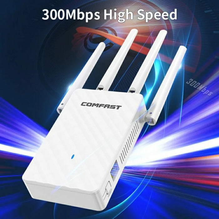 COMFAST CF-WR306S 300Mbps Wireless Signal Amplifier WiFi Router with 4 High Gain Antennas - 3