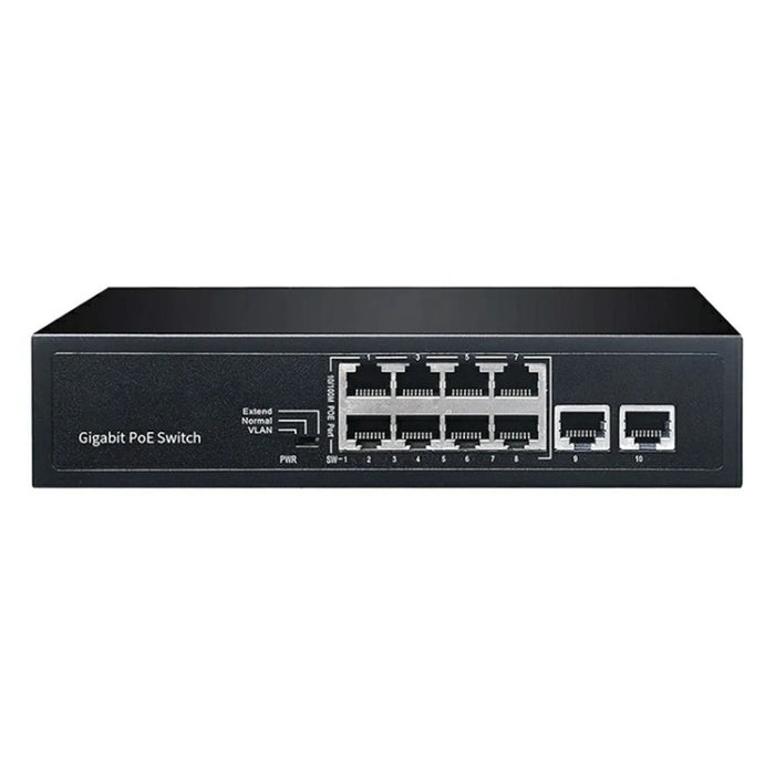 COMFAST CF-SG181P 10 Ports Gigabit Ethernet POE Switch 20Gbps Backplane Bandwidth Network Splitter - 1