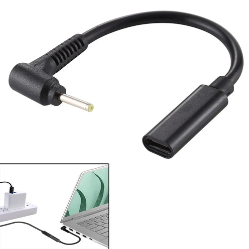 DC Power Plug 5.5 x 0.7mm Male to Type-C Female Adapter Cable - 1