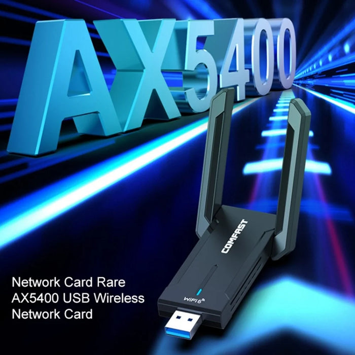 COMFAST CF-972AX 2.4G / 5G Dual Band WiFi6 Driver Free USB WiFi Dongle Wireless Network Card - 3