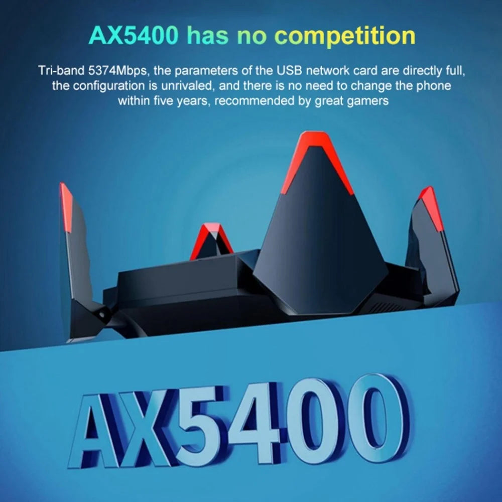 COMFAST CF-977AX 5400Mbps Tri-Band Wireless Network Card WiFi6 Type C Adapter with 4 External Antennas - 3