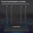 COMFAST WR619AC V2 1200Mbps Dual Band Wireless Router WiFi Repeater with 4 High Gain Antennas - 5