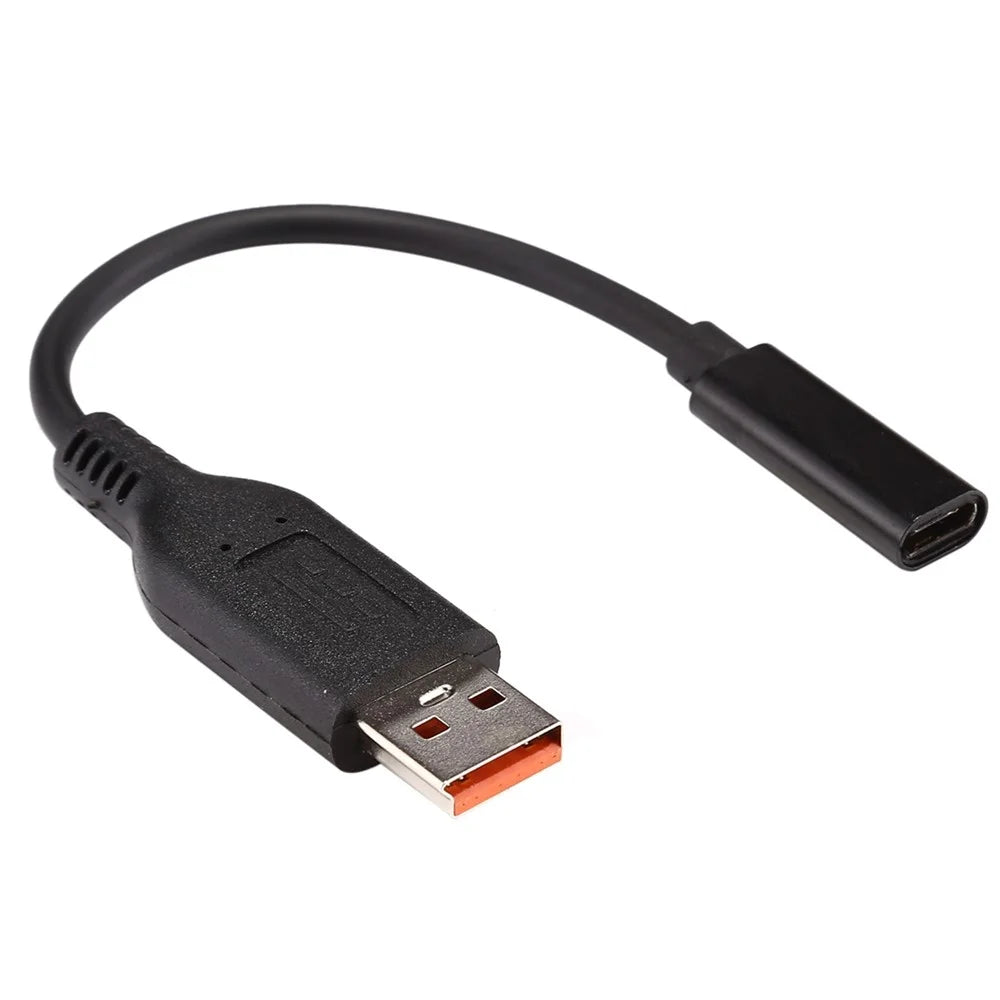 Type-C Female Head to Yoga 3 Male Head Power Adapter Charging Cable for Lenovo - 1