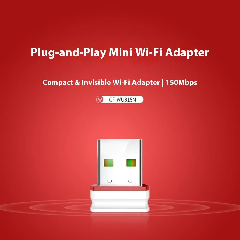 COMFAST CF-WU815N 150M USB Wireless Network Adapter WiFi Receiver for Desktop / Laptop Plug and Play - 7