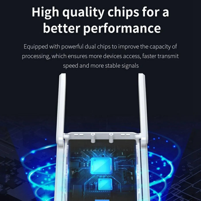 COMFAST CF-XR186 WiFi Range Extender Dual Band 5G Gigabit 3000M Wireless Repeater  /  Booster with 4 Antennas - 5