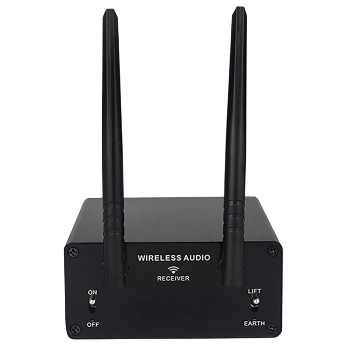 AU680A Wireless Audio Transmitter Receiver Set XLR Connector Low Latency Long Range 100M  /  328ft - US Plug - 3