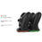 DOBE TYX-695A Charging Station for Xbox Series X/S / Xbox One Elite 2 Controller Dual Charger Dock with 2 Batteries - Black - 3