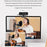 L57 Computer USB Webcam with Privacy Cover 4K HD Auto Focus Camera for Conference Live Streaming - Black - 5