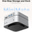 ORICO-M4Max 10Gbps 1TB MiniMate Desktop External SSD Multiple Ports TF / SD Card Slots - White  /  UK Plug - 6