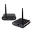 MEASY AU2410 100m Range Wireless Audio Transmitter Dual-End Volume Control Receiver Set (1 Transmitter + 1 Receiver ) 1 to 8 Multi-Device - 1