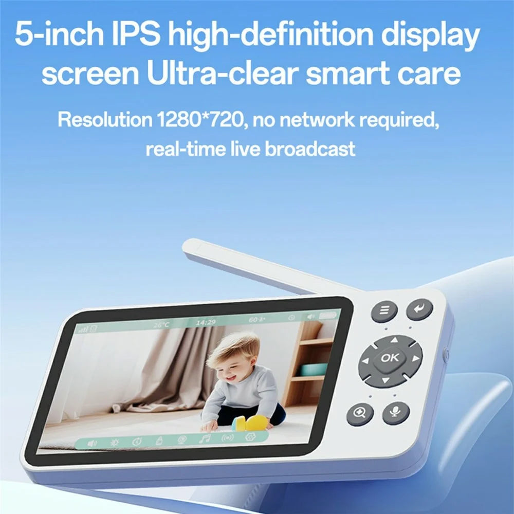 YESIDO KM28 Baby Monitor Camera 2.4G+WiFi 1080P HD Video Camera with Night Vision - EU Plug - 3