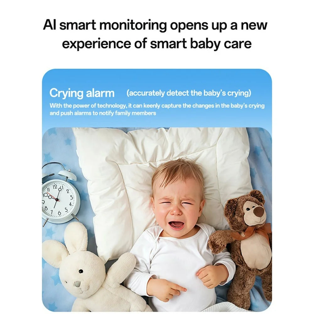 YESIDO KM28 Baby Monitor Camera 2.4G+WiFi 1080P HD Video Camera with Night Vision - EU Plug - 5