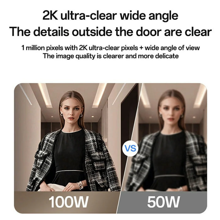 YESIDO KM27 2.4G Wireless Video Doorbell with Visual Two-Way Chat  /  Night Vision for Home - 3