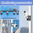 Security Camera Holder Pole Clamp Bracket 360 Degree Adjustable Steel Mounting Stand - Black - 3