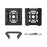 Security Camera Holder Pole Clamp Bracket 360 Degree Adjustable Steel Mounting Stand - Black - 4