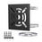 Security Camera Holder Pole Clamp Bracket 360 Degree Adjustable Steel Mounting Stand - Black - 5