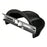 For Security Camera Outdoor Housing Sunproof Pole Mount Bracket Rain Cover, with Pole Mount Clamp - Black / Size S - 1