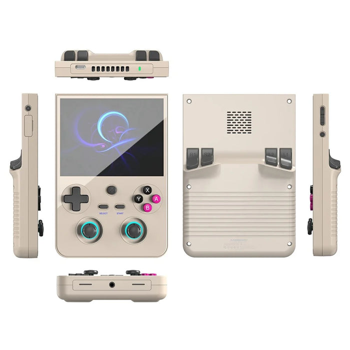 ANBERNIC RG 477V 8GB+128GB 4.7-Inch Handheld Game Console 120Hz High-Refresh Display Portable Gaming Device - Grey - 1