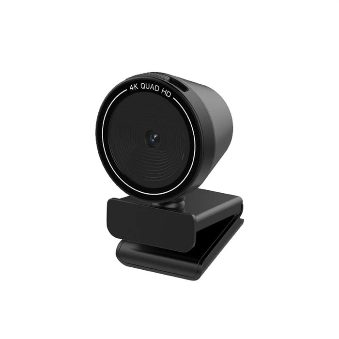 L5311 4K Ultra HD Computer Webcam with Remote Control Type-C Interface Auto Focus Camera with Rotating Base - Black - 6
