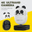 L59D 4K HD Dual Lens Camera Auto Focus Computer Webcam with Remote Control for Video Calls - White - 5