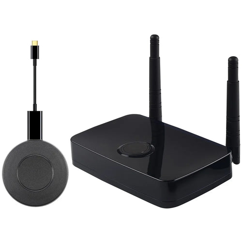 MEASY AM1810 Type-C Wireless HD Display Dongle 100m 1080P Transmitter Receiver for PC TV - EU Plug - 1