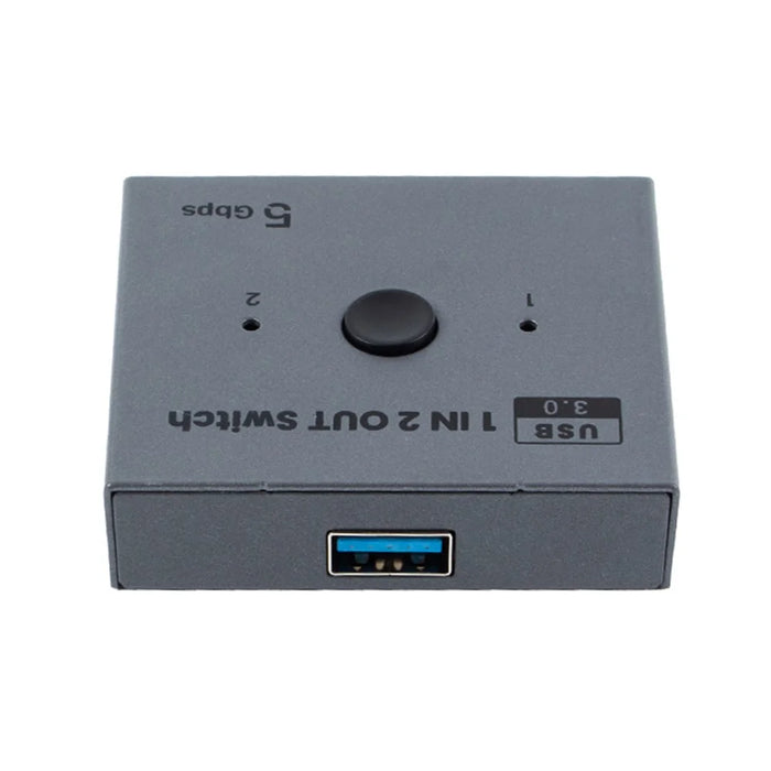 LKU3A USB 3.0 Switch 1 Input 2 Output 5Gbps Bidirectional KVM Switcher for Mouse Keyboard Hard Drive - 4
