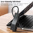 TOOCKI Type-C USB 2.0 Ethernet Adapter 100Mbps Driver Free LED Ethernet Converter for Laptop Switch - Black  / USB - 6