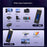 LKD9T / D9R 60m Wireless HD Extender 1080P Transmitter Receiver Kit for PC TV Projector - Black - 2