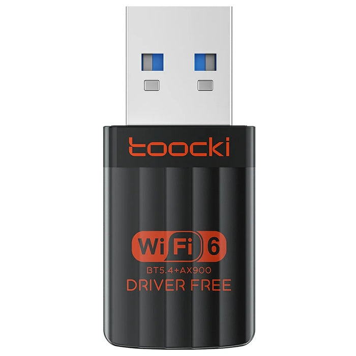 TOOCKI TB08 900Mbps Dual Band WiFi 6 USB Adapter Bluetooth-compatible 5.4 Wireless Driver Free Network Card - 2
