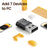 TOOCKI TQ-BT03A USB Bluetooth-compatible 6.0 Adapter 20M Range 7 Devices Wireless Adapter for Desktop PC Laptop - 4